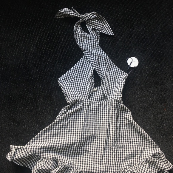 Tularosa Julia gingham halter dress - Picture 3 of 3